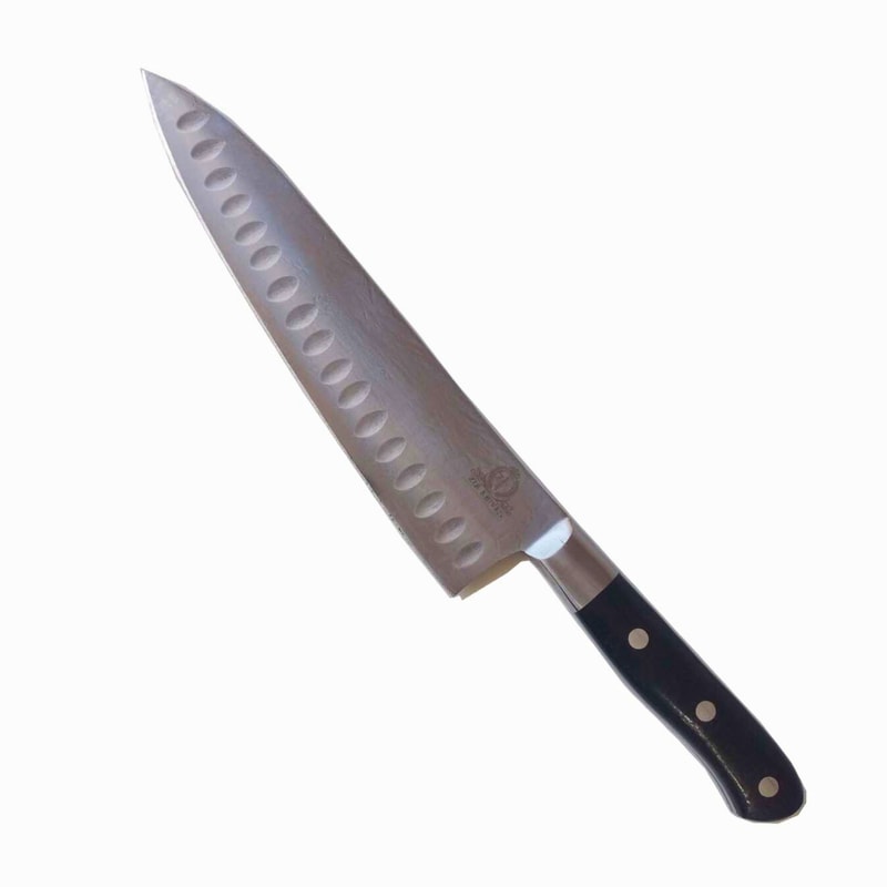13 Handmade Stainless Steel Chef Knife With Black Acrylic Handle Professional Kitchen Knife For Pr 1
