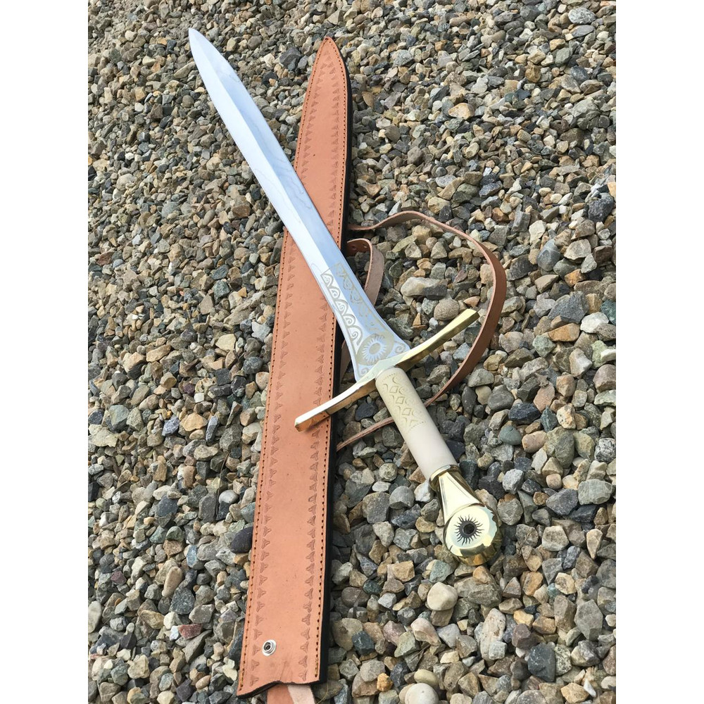 Elendils Sword Rings Of Power Handmade Stainless Steel Sword With Sheath 2