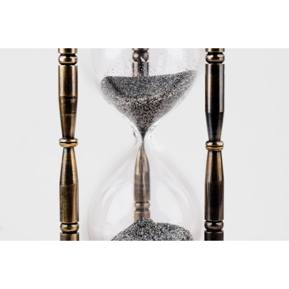 Handmade Brass Vintage Nautical Sand Timer With Working DoubleSided Compass Maritime Hourglass And