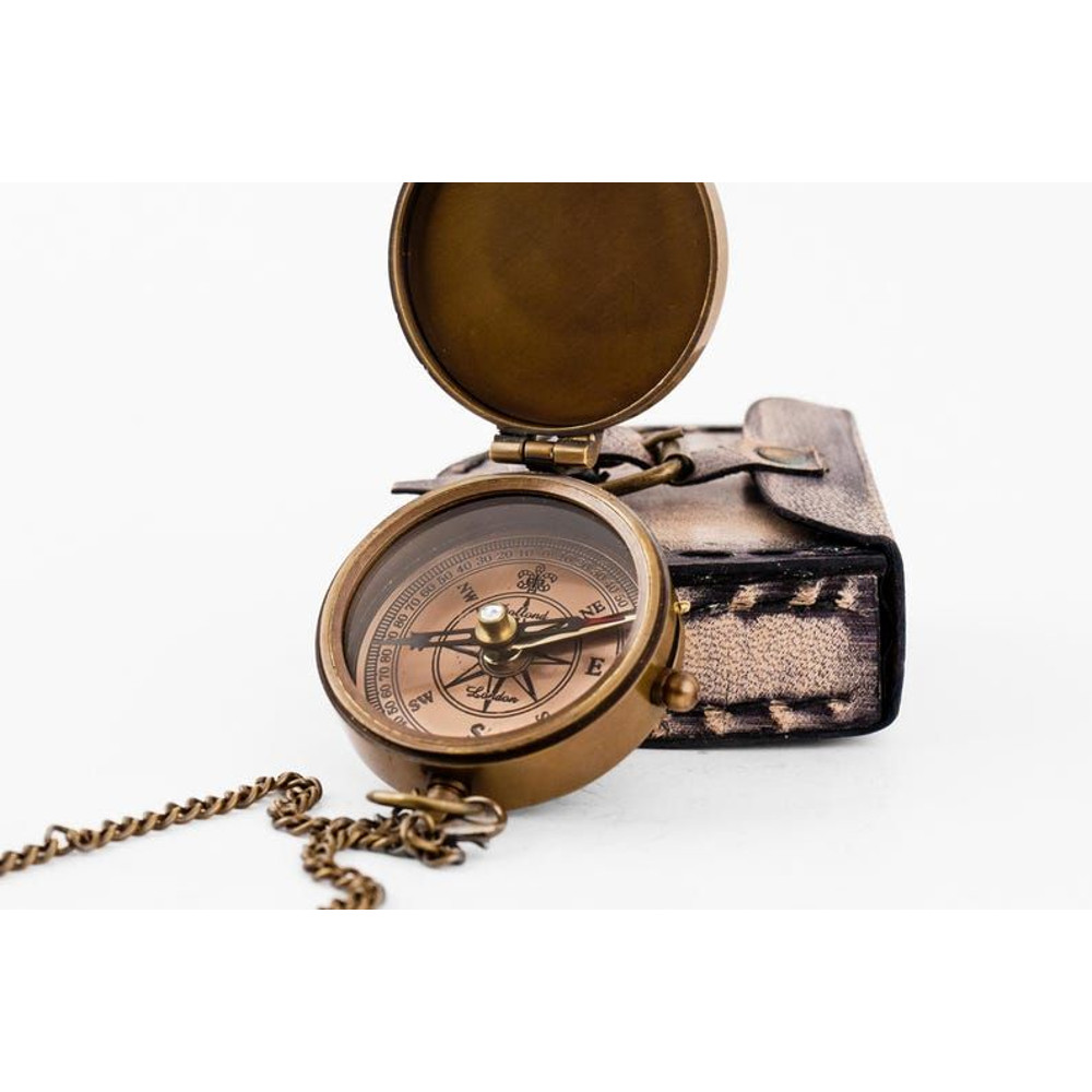 Engraved Compass Baptism Gift First Communion Christening Fathers Day Anniversary Christmas Gift Pe