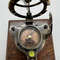 Nautical Elegance Premium Brass Sundial Compass Replica With Wooden Box  A Timeless Maritime Gift F