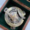 Nautical Elegance Premium Brass Sundial Compass Replica With Wooden Box  A Timeless Maritime Gift F