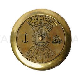 replica brass compass