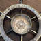 Limited Edition Royal Navy Engraved Brass Compass With Shipwheel Design Nautical Navigation Collec