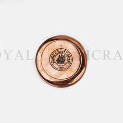 timeless direction 2-inch brass compass with engraved quote - perfect gift for every occasion