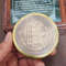 Brass And Silver Quoted Magnetic Compass With Engraved Glass Box  Nautical Gift Set To Her Majesty 4