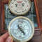 Brass And Silver Quoted Magnetic Compass With Engraved Glass Box  Nautical Gift Set To Her Majesty 6