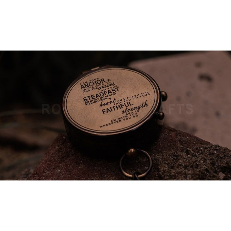Brass Vintage Nautical Compass Timeless Navigation With A Touch Of Elegance I Am Your ANCHOR Engra