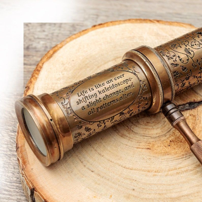 Brass Kaleidoscope Creative Custom Gift For Kids Cosmic Prismal Vision Scope Birthday Gift For Him 3