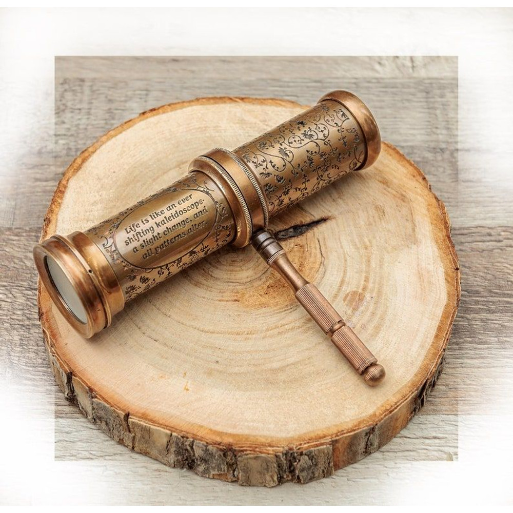 Brass Kaleidoscope Creative Custom Gift For Kids Cosmic Prismal Vision Scope Birthday Gift For Him 4