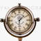 Victorian London Brass Desk Clock 5Inch Solid Brass Engraved Table Watch Antique Black Home  Office