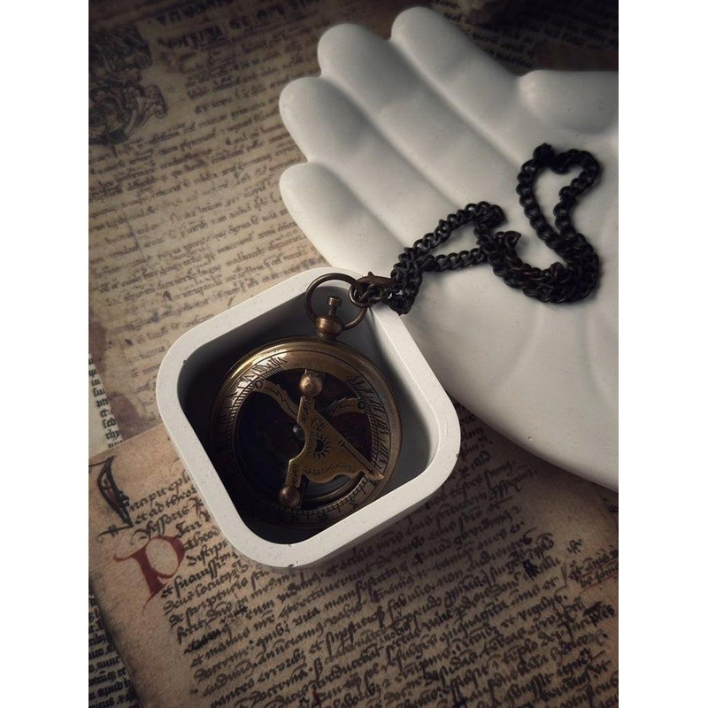 Brass Sundail Compass Functional 508 Cm 3