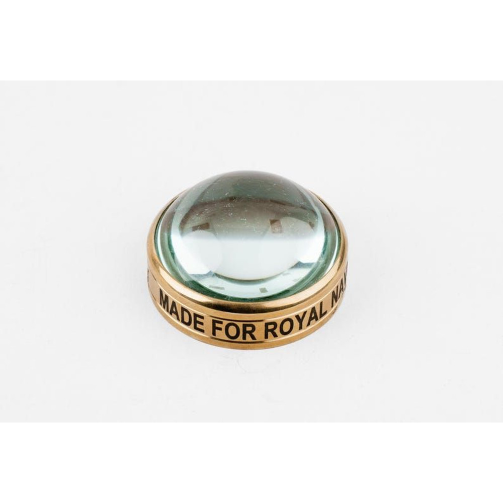 Small Table Brass Magnifier 5x  22 Inch Beautifully Made For Royal Navy Vintage Maritime Decor  Col 3