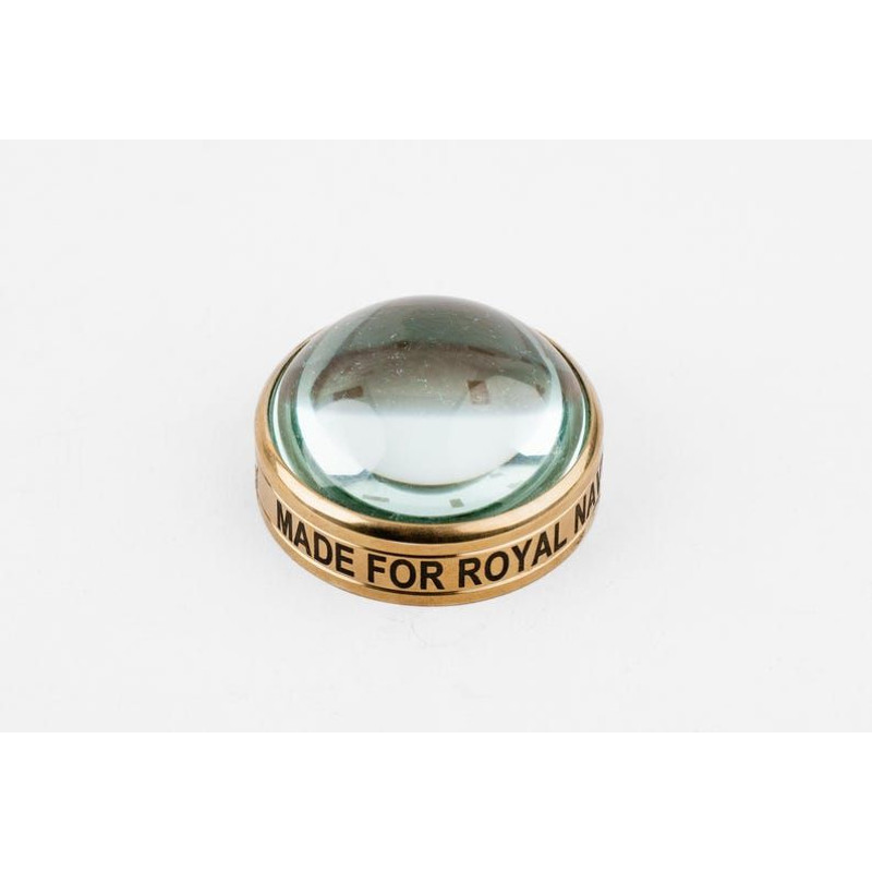 Small Table Brass Magnifier 5x  22 Inch Beautifully Made For Royal Navy Vintage Maritime Decor  Col 3