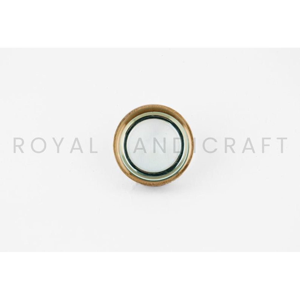 Small Table Brass Magnifier 5x  22 Inch Beautifully Made For Royal Navy Vintage Maritime Decor  Col 4