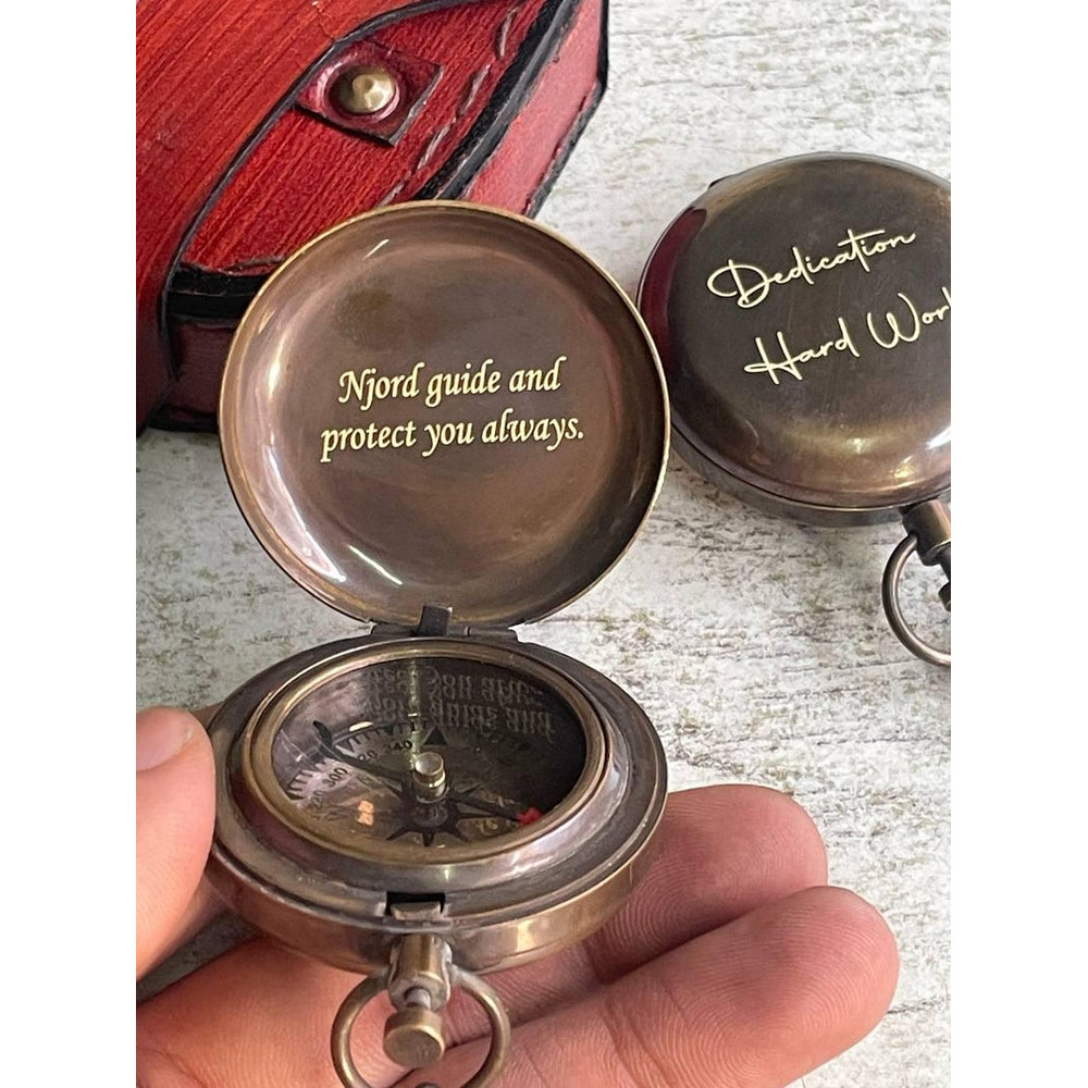 Personalized Working Compass Engraved Compass Valentines Day Gift Compass For Husband Anniversary G 0