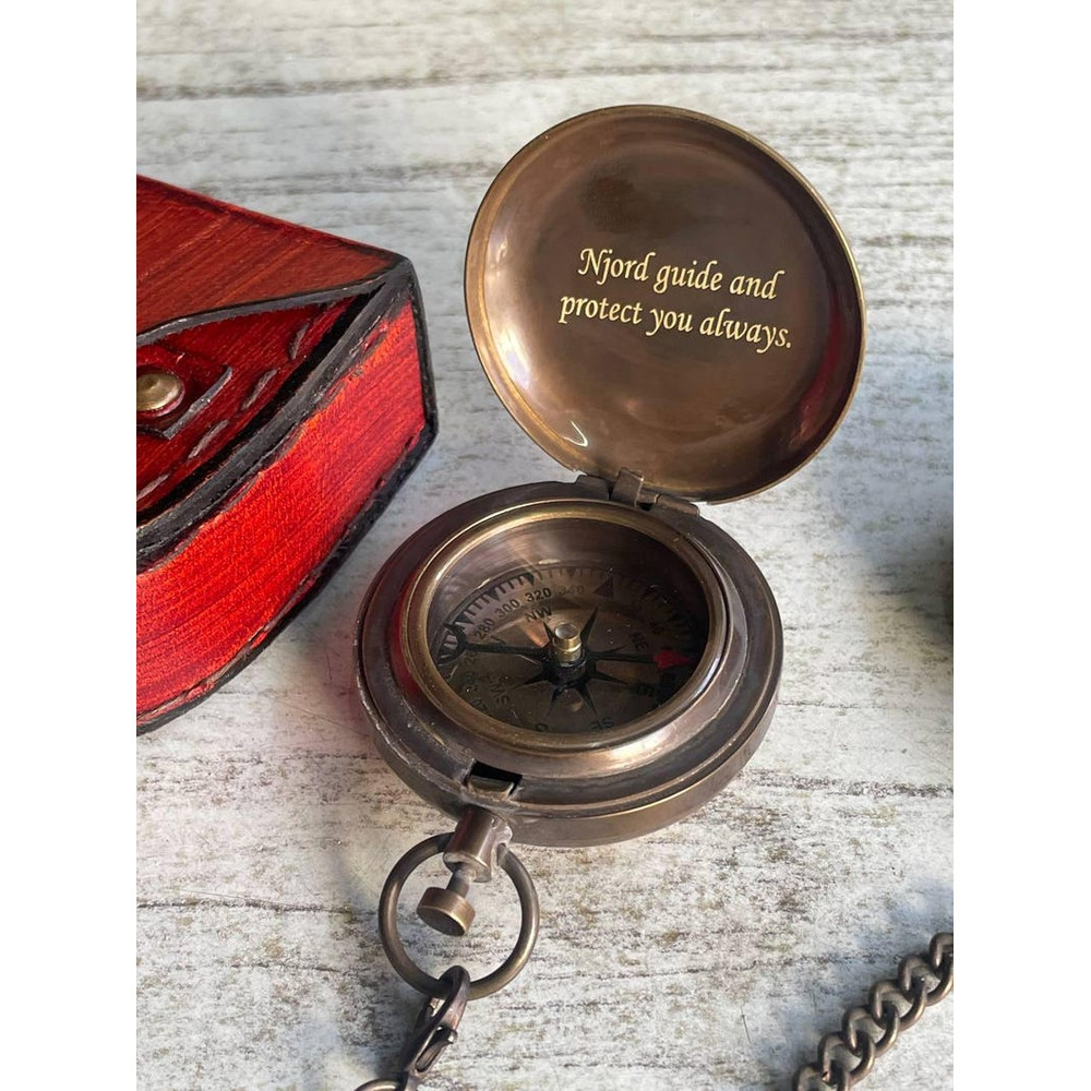 Personalized Working Compass Engraved Compass Valentines Day Gift Compass For Husband Anniversary G 5