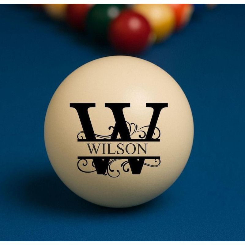 Billiards Engraved Cue Ball Custom Billiard Cue Ball Best Gift For Men Anniversary Gift Gift For Hi 1
