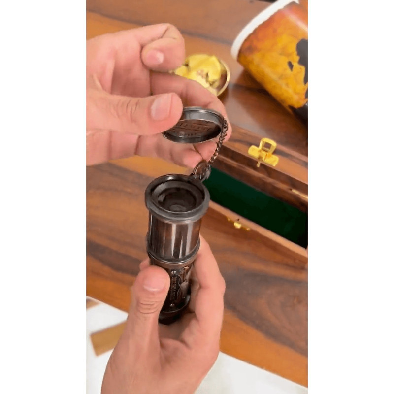 Brass Telescope Engraved Spyglass Pirate Telescope 0