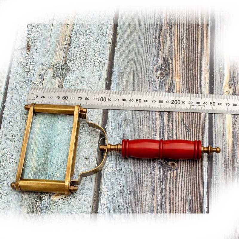 Beautiful Handmade Brass Magnifying Glass Handheld 2