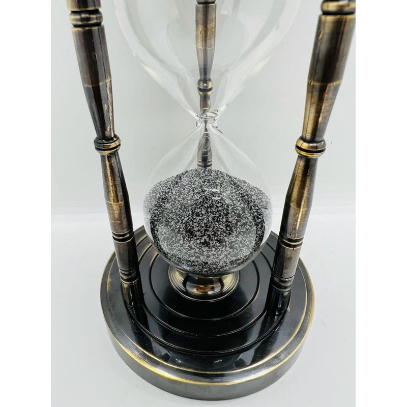 Elegance Brass Chess Sand Timer 16cm Height 3
