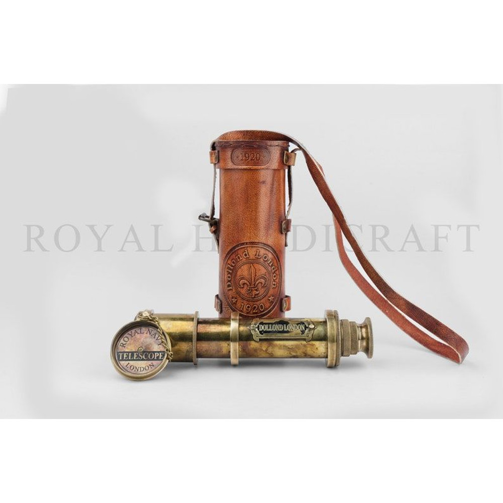 Premium Handcrafted Brass Telescope 3