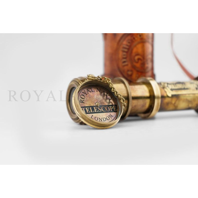 Premium Handcrafted Brass Telescope 2