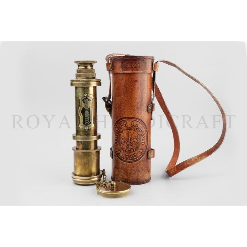 Premium Handcrafted Brass Telescope 4