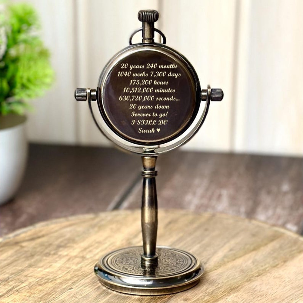 Personalized Anniversary Clock Wedding Anniversary Clock Best Anniversary Gifs Gift For Him Gift F 4