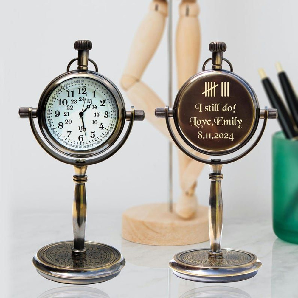 Personalized Anniversary Clock Wedding Anniversary Clock Best Anniversary Gifs Gift For Him Gift F 0