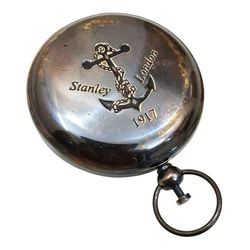 handmade brass compass keychain | vintage nautical explorer gift | functional key ring for hikers | unique gift for him,