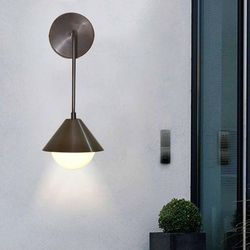 modern brass wall lamp