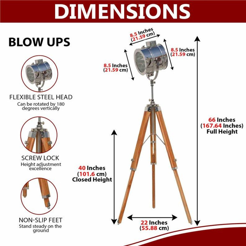 Adjustable Spotlight Floor Lamp 2