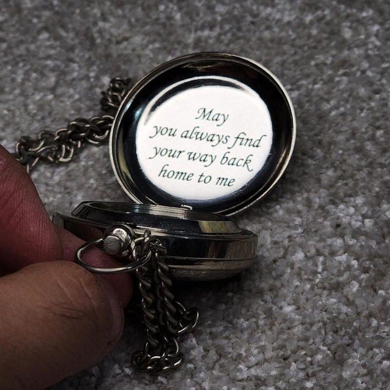 Personalized Brass Compass 1