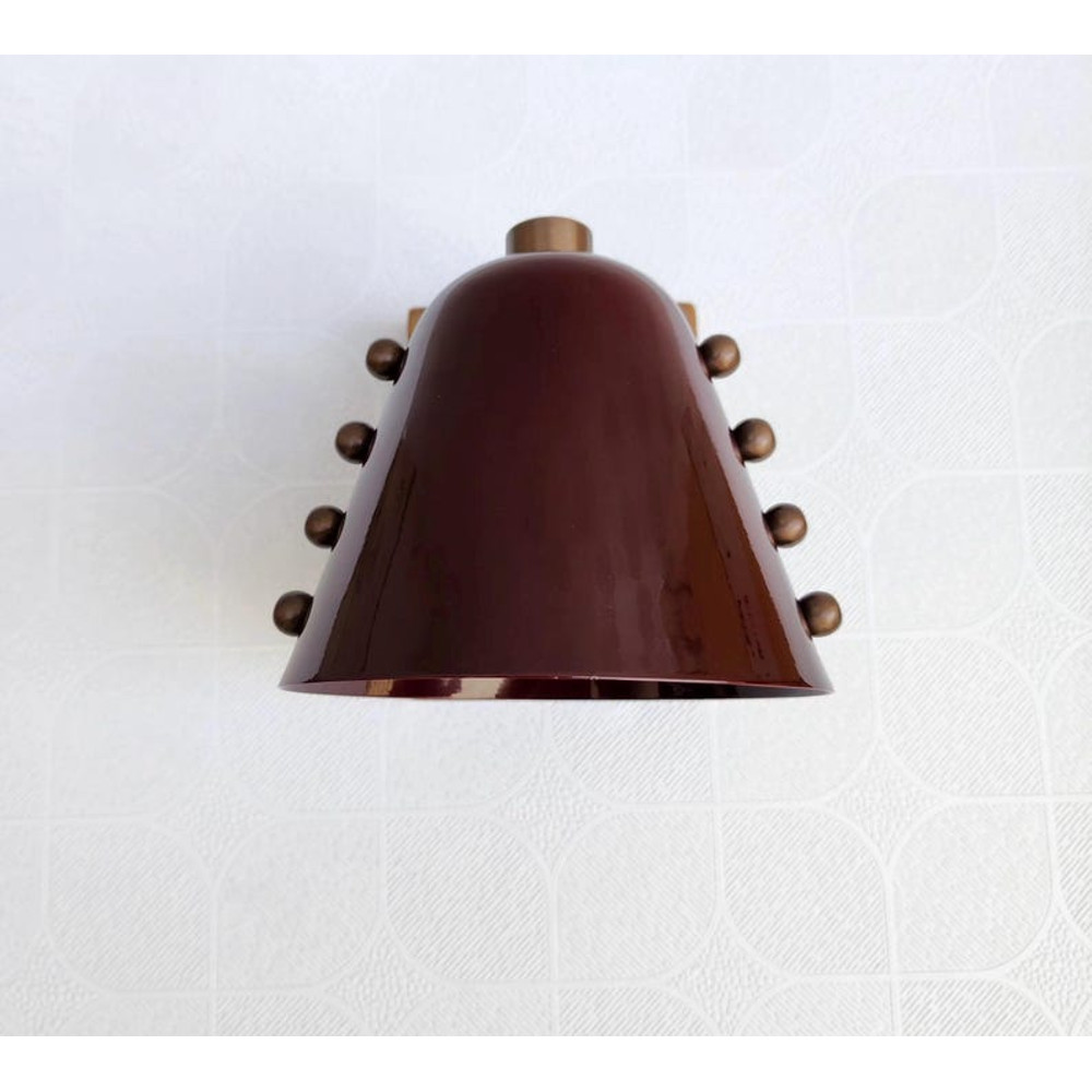 Bold Cone Brass Wall Lamp 4