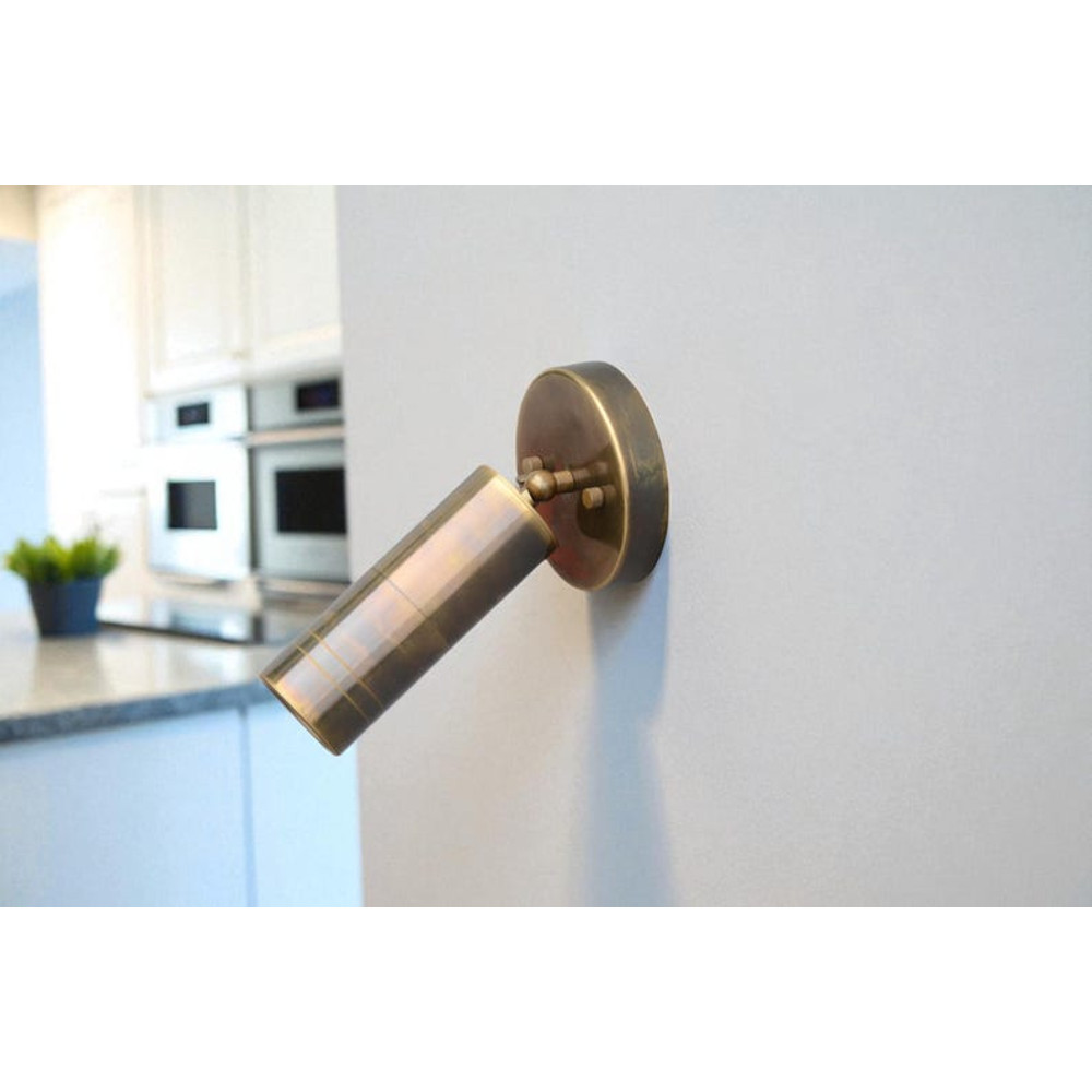 Handmade Brass Spotlight Wall Lamp 8