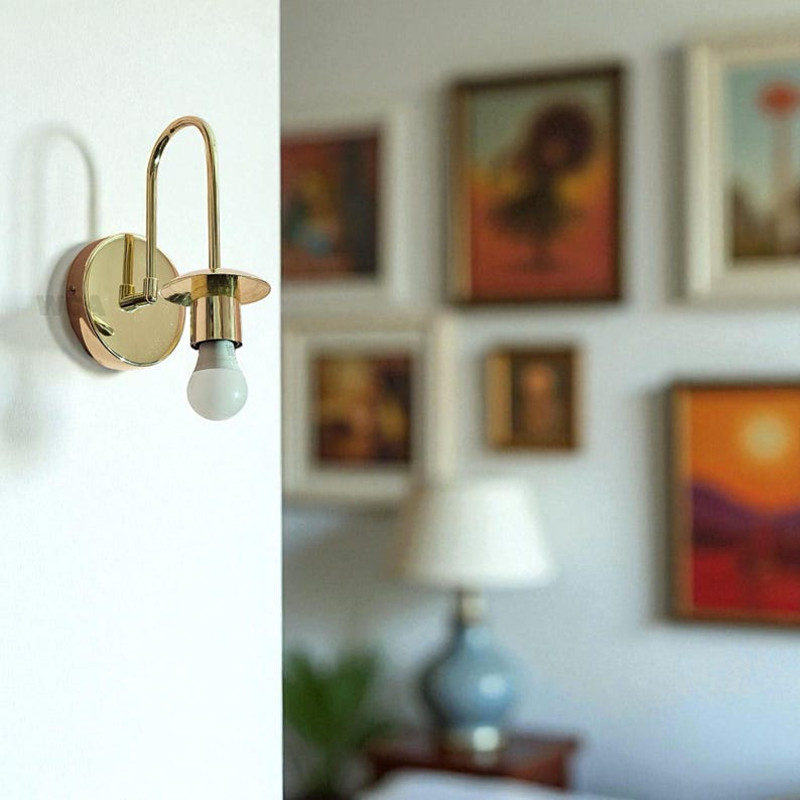 Handmade Brass Wall Lamp Dinmox 3