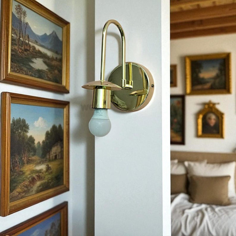 Handmade Brass Wall Lamp Dinmox 6