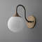 Sconce LightWall SconceGlass Globe Wall Lamp 2
