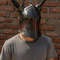 Medieval Knight Horned Helmet Gothic Black Halloween Armor Cosplay Helmet LARP Halloween Costume Co 1