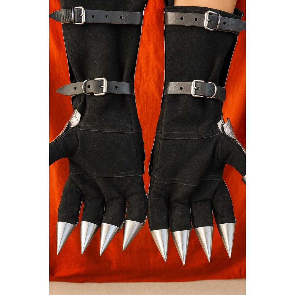 NazgulInspired Etched Gauntlet GlovesNazgulInspired Etched Gauntlet Gloves Halloweeen Cosplay Rolep 2