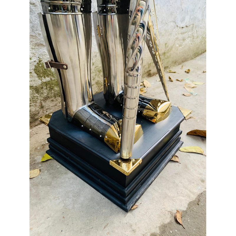 Ll Body Medieval Templar Knight Armor Suit Crusader Costume Display Gift 5