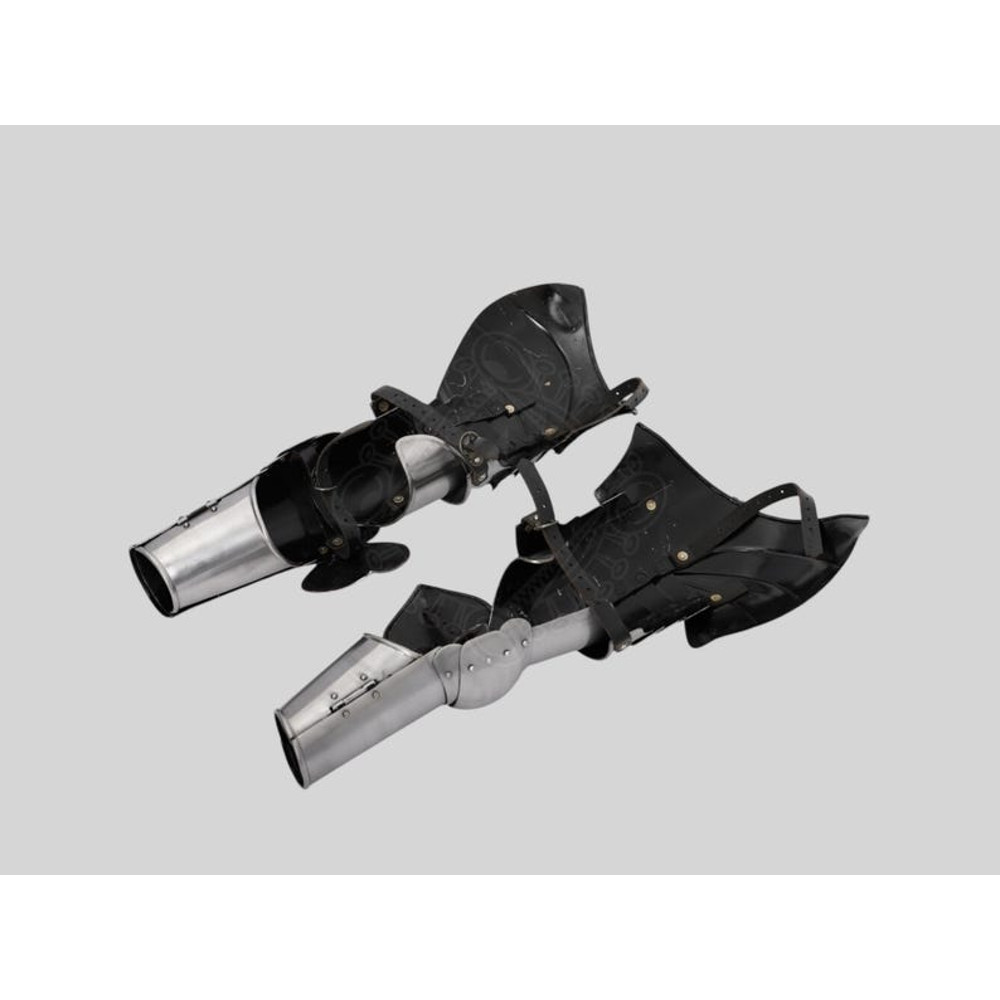 Dieval Steel Arm Armor With Pauldrons Knight Gauntlets For LARP Cosplay Reenactments 3