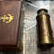 Personalized Brass Pirate Spyglass Engraved Monocular With Wooden Box 1