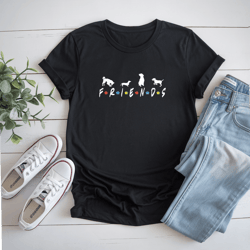 virgo + co designs dog lover paw print graphic unisex adult women's classic fit t-shirt, small, black