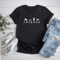 Virgo  Co Designs Dog Lover Paw Print Graphic Unisex Adult Womens Classic Fit TShirt Small Black 0