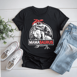 mamasaurus t rex dinosaur funny mama saurus mother's family t-shirt