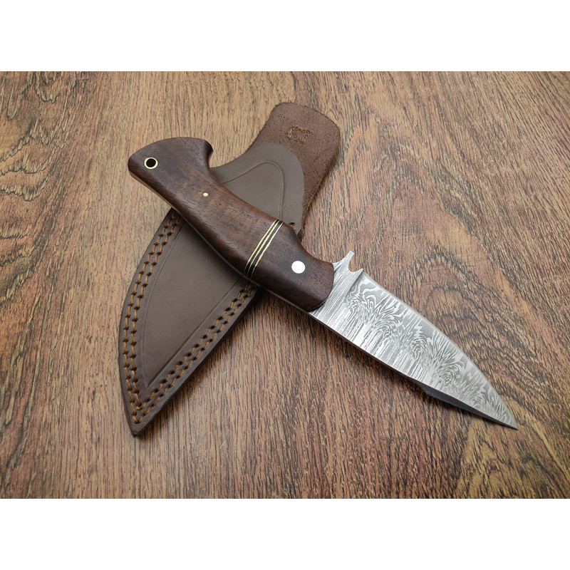 Vikings Knife Handmade Steel Knife Hunting Knife Army Knife Camping Knife Bowie Knife Knives Damasc 4