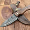 Vikings Knife Handmade Steel Knife Hunting Knife Army Knife Camping Knife Bowie Knife Knives Damasc 10