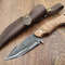 Vikings Knife Handmade Steel Knife Hunting Knife Army Knife Camping Knife Bowie Knife Knives Damasc 12
